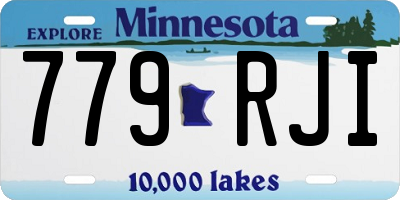 MN license plate 779RJI