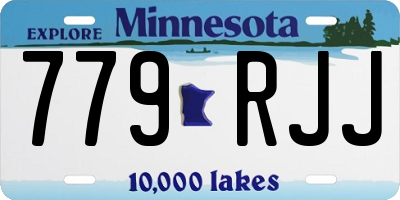 MN license plate 779RJJ