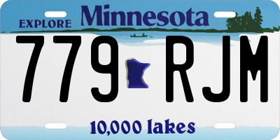 MN license plate 779RJM