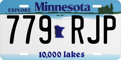 MN license plate 779RJP