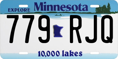 MN license plate 779RJQ