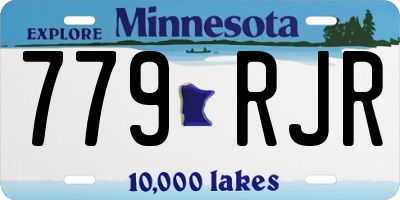 MN license plate 779RJR
