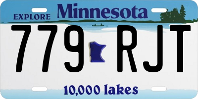 MN license plate 779RJT