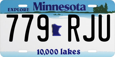 MN license plate 779RJU