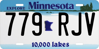 MN license plate 779RJV