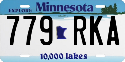 MN license plate 779RKA