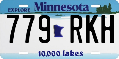 MN license plate 779RKH