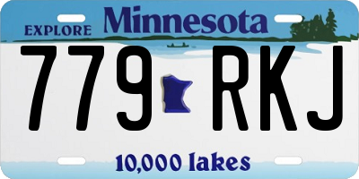 MN license plate 779RKJ