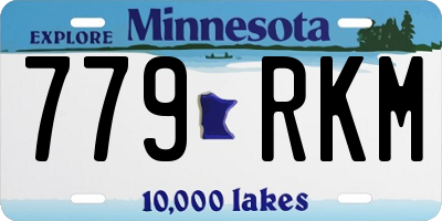 MN license plate 779RKM