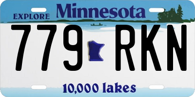 MN license plate 779RKN