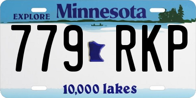 MN license plate 779RKP