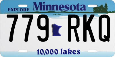 MN license plate 779RKQ