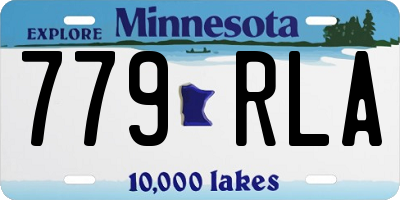 MN license plate 779RLA