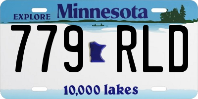 MN license plate 779RLD