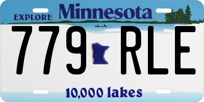 MN license plate 779RLE