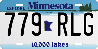 MN license plate 779RLG