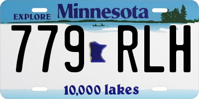 MN license plate 779RLH