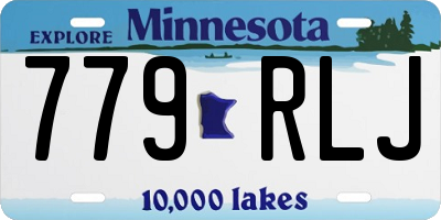 MN license plate 779RLJ