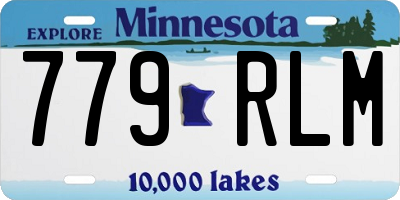 MN license plate 779RLM