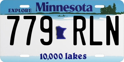 MN license plate 779RLN