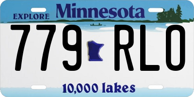 MN license plate 779RLO