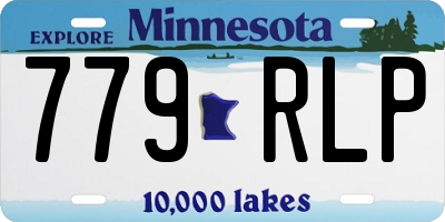 MN license plate 779RLP