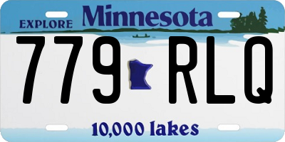 MN license plate 779RLQ