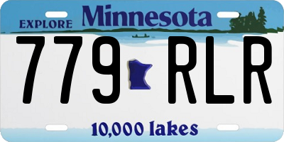 MN license plate 779RLR