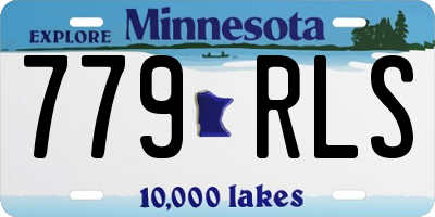 MN license plate 779RLS