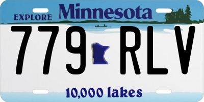 MN license plate 779RLV