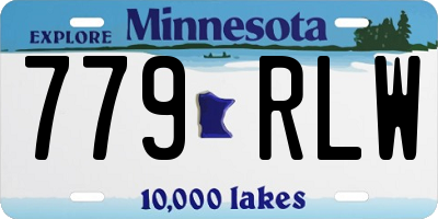 MN license plate 779RLW
