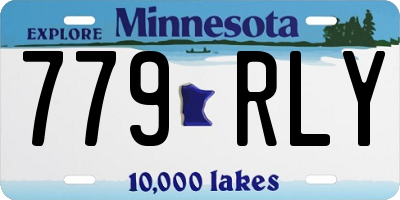 MN license plate 779RLY