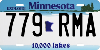 MN license plate 779RMA