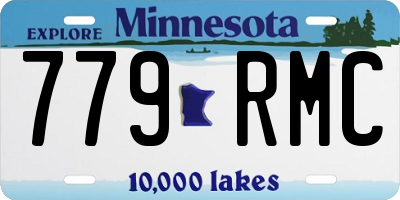 MN license plate 779RMC