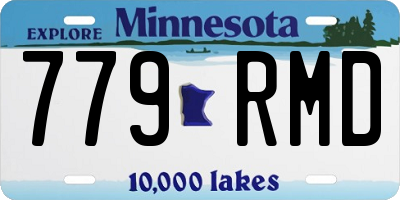MN license plate 779RMD