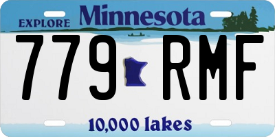 MN license plate 779RMF