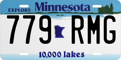MN license plate 779RMG