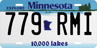 MN license plate 779RMI