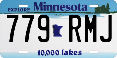 MN license plate 779RMJ