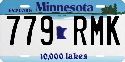 MN license plate 779RMK