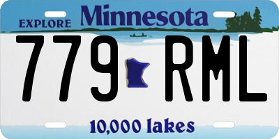 MN license plate 779RML