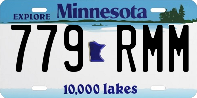 MN license plate 779RMM