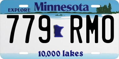 MN license plate 779RMO