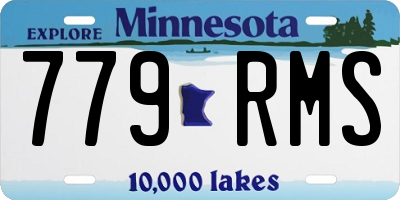 MN license plate 779RMS
