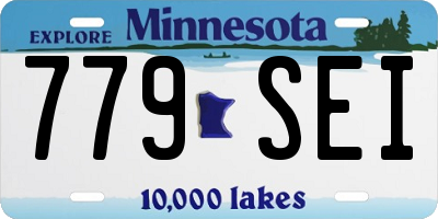 MN license plate 779SEI