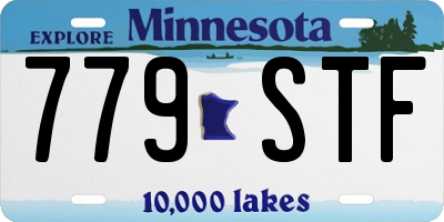 MN license plate 779STF