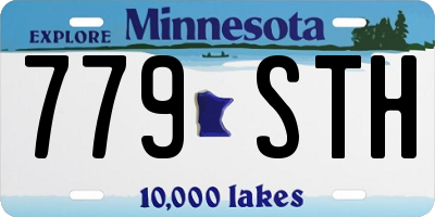 MN license plate 779STH