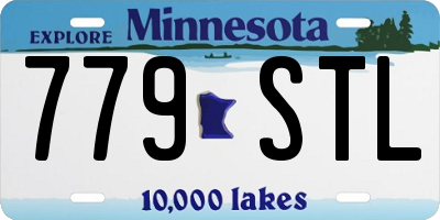 MN license plate 779STL