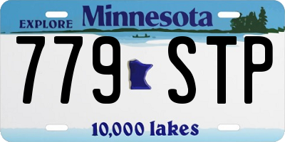 MN license plate 779STP