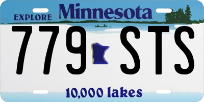 MN license plate 779STS